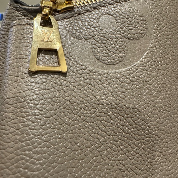 Louis Vuitton Gray Satchel with Embossed Monogram - Picture 16 of 16